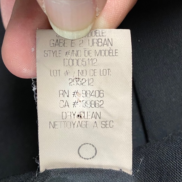 Theory Black Gabe B 2 Urban Career Blazer Size 6 - Picture 6 of 10